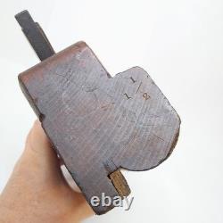 Antique V A Emond Quebec 1 1/2 Wooden Molding Plane Woodworking Hand Tool