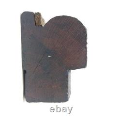 Antique V A Emond Quebec 1 1/2 Wooden Molding Plane Woodworking Hand Tool