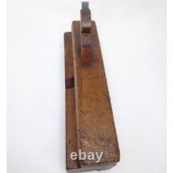Antique V A Emond Quebec 1 1/2 Wooden Molding Plane Woodworking Hand Tool