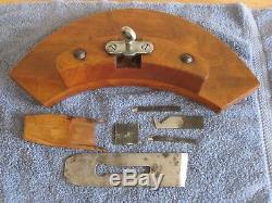 Antique Vintage 2 Stamped D. R. Barton Cherry Coopers Woodworking Planes Tools
