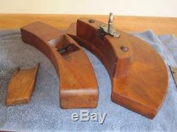 Antique Vintage 2 Stamped D. R. Barton Cherry Coopers Woodworking Planes Tools