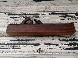 Antique / Vintage BIG 22 Inches Heavy Wood I SORBY SHEFFIELD Wooden Planer