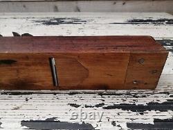 Antique / Vintage BIG 22 Inches Heavy Wood I SORBY SHEFFIELD Wooden Planer