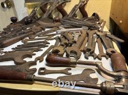 Antique Vintage Carpentry Tools Stanley Bailey smoothing plane Ford Indian USA