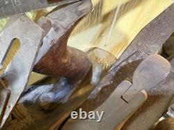 Antique Vintage Carpentry Tools Stanley Bailey smoothing plane Ford Indian USA