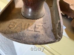 Antique Vintage Carpentry Tools Stanley Bailey smoothing plane Ford Indian USA