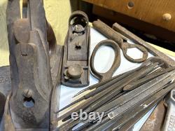 Antique Vintage Carpentry Tools Stanley Bailey smoothing plane Ford Indian USA