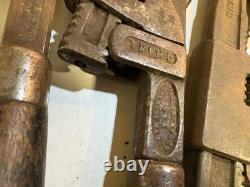 Antique Vintage Carpentry Tools Stanley Bailey smoothing plane Ford Indian USA