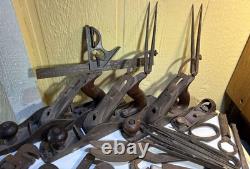 Antique Vintage Carpentry Tools Stanley Bailey smoothing plane Ford Indian USA