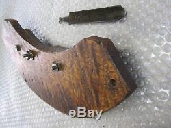 Antique Vintage Curly Oak Coopers Croze Woodworking Barrel Makers Plane Tools