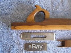 Antique Vintage Lignum Vitae Nautical Shipwrights 17 Woodworking Plane Tool