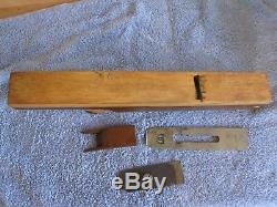 Antique Vintage Lignum Vitae Nautical Shipwrights 17 Woodworking Plane Tool