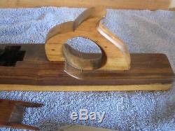 Antique Vintage Lignum Vitae Nautical Shipwrights 17 Woodworking Plane Tool