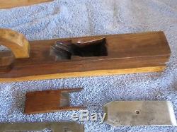 Antique Vintage Lignum Vitae Nautical Shipwrights 17 Woodworking Plane Tool