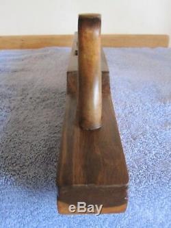 Antique Vintage Lignum Vitae Nautical Shipwrights 17 Woodworking Plane Tool