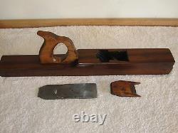 Antique Vintage Nautical Rosewood Shipwrights 21-3/4 Tool Woodworking Plane