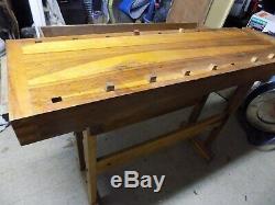 Antique Vintage Primitive Decor Woodworking Carpenters Bench Table