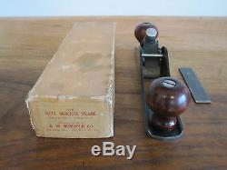 Antique Vintage R. M. Rumbold Butt Mortise Woodworking Plane with Box Tool