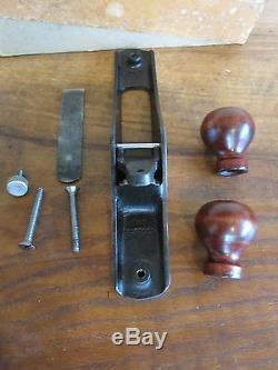 Antique Vintage R. M. Rumbold Butt Mortise Woodworking Plane with Box Tool