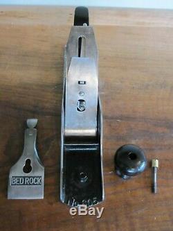 Antique Vintage Stanley Bedrock No. 605 T- 3 (1900-08) Smooth Woodworking Plane