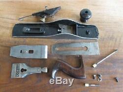 Antique Vintage Stanley Bedrock No. 605 T- 3 (1900-08) Smooth Woodworking Plane