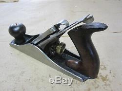 Antique Vintage Stanley No 3 Type 11 (1910-1918) Smooth Woodworking Plane Tool