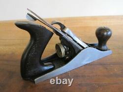 Antique Vintage Stanley No. 3 Type 12 (1919-1924) Smooth Woodworking Plane Tool