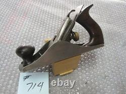 Antique Vintage Stanley No. 4 TYPE 2 (1869-1872) Pre-Lateral Woodworking Plane