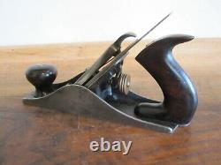 Antique Vintage Stanley No. 4 TYPE 2 (1869-1872) Pre-Lateral Woodworking Plane