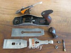 Antique Vintage Stanley No. 4 Type 15 (1931-1932) Smooth Woodworking Plane Tool