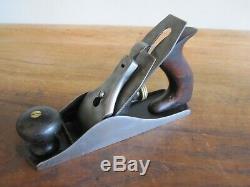 Antique Vintage Stanley No. 4 Type 5 (1885-1888) Smooth Woodworking Plane Tools