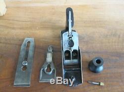 Antique Vintage Stanley No. 4 Type 5 (1885-1888) Smooth Woodworking Plane Tools