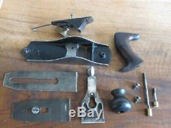 Antique Vintage Stanley No. 4 Type 5 (1885-1888) Smooth Woodworking Plane Tools