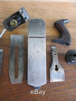 Antique Vintage Stanley No. 4 Type 5 (1885-1888) Smooth Woodworking Plane Tools