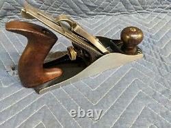 Antique Vintage Stanley No. 4 Type 7 S Base (1893-99) Smooth Woodworking Plane