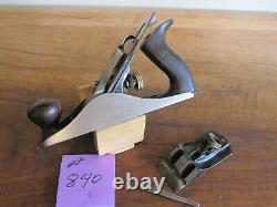 Antique Vintage Stanley No. 4 Type 7 S Base (1893-99) Smooth Woodworking Plane