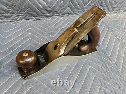 Antique Vintage Stanley No. 4 Type 7 S Base (1893-99) Smooth Woodworking Plane