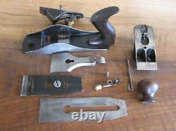 Antique Vintage Stanley No. 4 Type 7 S Base (1893-99) Smooth Woodworking Plane