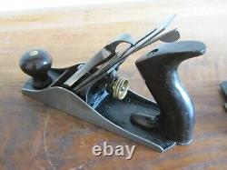 Antique Vintage Stanley No. 4 Type 7 S Base (1893-99) Smooth Woodworking Plane