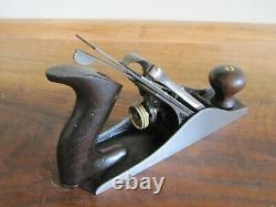 Antique Vintage Stanley No. 4 Type 7 S Base (1893-99) Smooth Woodworking Plane