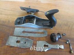 Antique Vintage Stanley No. 4C Type 10 (1907-1909) Corr. Woodworking Tool Plane