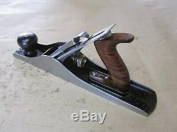 Antique Vintage Stanley No 5C Type 7 (1893-99) Corrugated Woodworking Plane Tool