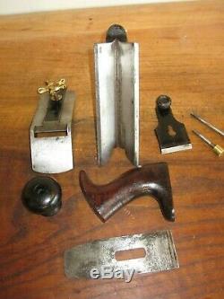 Antique Vintage Stanley No. 72 Chamfer Woodworking Plane Rosewood Tools