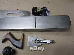 Antique Vintage TYPE 1 Stanley No. 7 (1867-1869) Pre-Lateral Woodworking Plane