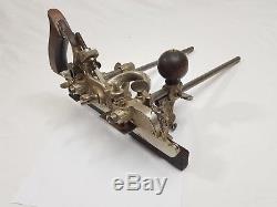 Antique Vintage USA Stanley Sweetheart No 45 Combination Plane Woodworking Tools