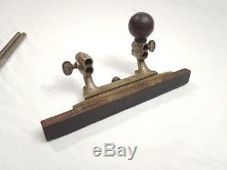 Antique Vintage USA Stanley Sweetheart No 45 Combination Plane Woodworking Tools