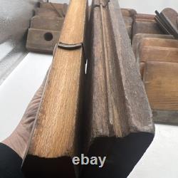 Antique Vintage Wooden Molding Planes Lot of 16 Mixed Makers Woodworking Tools