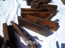 Antique Vintage Woodworking Planes Collection Of 44