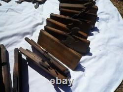 Antique Vintage Woodworking Planes Collection Of 44