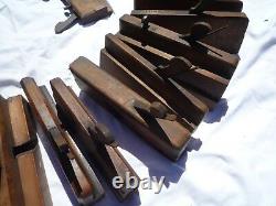 Antique Vintage Woodworking Planes Collection Of 44